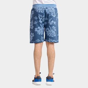 Short de fitness avec logo imprimé personnalisé de style vintage pour hommes High Street Gym Short mi-taille respirant 100% coton à séchage rapide - Product Image 4