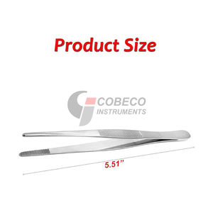 Pinzas Quirúrgicas de Precisión de Acero Inoxidable, Estériles, Rectas y Curvas, para Clínica, Hospital, Dispositivo de Pinzas Quirúrgicas - Product Image 5