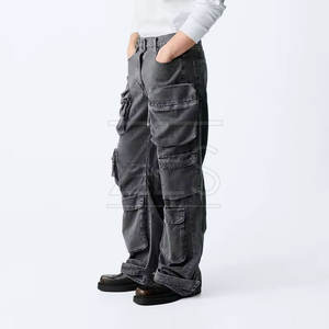 กางเกงคาร์โก้ผู้ชายทรงหลวมระบายอากาศเป็นมิตรกับสิ่งแวดล้อม - Product Image 4