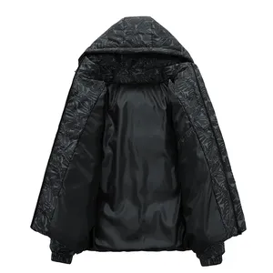 Custom High Quality <b>Thick</b> Warm Winter Soft Shell Breathable Zipper Turtleneck Collar Outdoor Jacket for Men Casual - Product Image 2