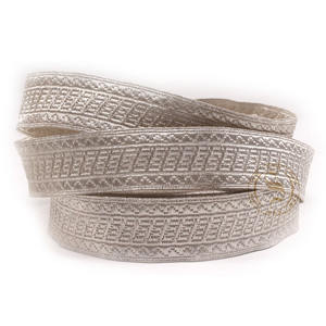 Tresse argent Mylar 25mm rang marquage dentelle garniture pour uniforme d'équipage aérien | Dentelle colorée et conçue sur mesure à vendre - Product Image 6