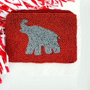 Monedero y monedero con bordado de cuentas de semillas, monedero con cuentas hecho a mano completo, se acepta bolsa con cuentas de diseño personalizado - Product Image 5