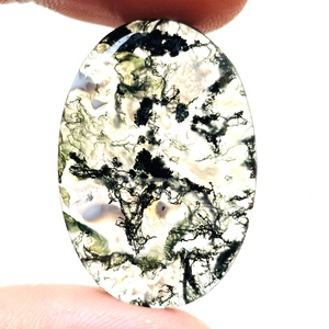 AAA Grade Natural <b>Moss</b> <b>Agate</b> Gemstone High Quality <b>Moss</b> <b>Agate</b> Calibrated Sizes Loose Gemstones for Jewellery Making - Product Image 3