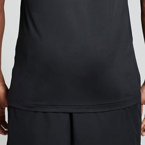 Camiseta sin mangas de cuello redondo de algodón 100% de alta calidad para hombre, chaleco transpirable sin mangas, cuello grueso, diseño de lavado ácido personalizado para verano - Product Image 4