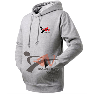 Sudadera con Capucha para Hombre, Invierno, con Logotipo Personalizado Impreso, Tejido Transpirable Teñido Liso, Venta al Por Mayor, Alta Calidad - Product Image 1