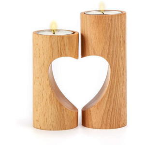 Portavelas de madera de Diseño Artesanal a precio mayorista - Product Image 1