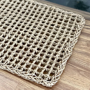 Viet Fargimex-Tapis en jonc de mer tissé à la main du Vietnam, tapis rectangulaire écologique, brun rustique, texture naturelle, artisanat de qualité supérieure - Product Image 5