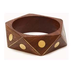 Juego de Brazaletes de Madera Hechos a Mano, Joyería para Mujer, Corte de Corazón, Ecológico, Decoración de Pared, Accesorio de Regalo, Exportaciones Globales, Uttar - Product Image 1