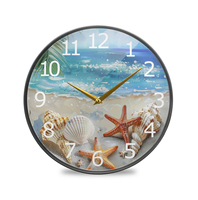 Horloge murale personnalisée à impression UV directe, matériau acrylique écologique, graphismes HD, horloge avec image personnalisée pour cadeau promotionnel