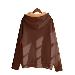 เสื้อฮู้ดดี้ผู้ชายผ้าคอตตอนผสม สกรีนโลโก้ตามสั่ง สไตล์สตรีทลำลอง ทรงปกติ ดีไซน์ใหม่ ขายส่ง - Product Image 6