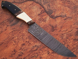 Venta al por mayor personalizado de alta calidad OEM ODM servicio mejor hecho a mano Damasco acero cocina Chef estilo japonés carbono acero inoxidable - Product Image 3