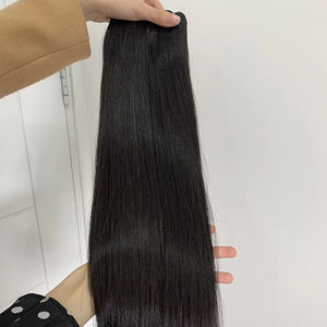 Trama de piel Remy virgen recta Natural 100%, cutícula de alta calidad, vietnamita, camboyano crudo 1B HD, modelo de encaje, paquetes humanos - Product Image 1