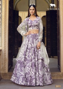 ชุดผ้าไหม georgette ลายดอกไม้ออกแบบล่าสุด - Product Image 4