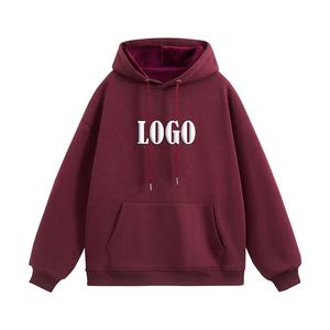 Heavyweight Basics Pullover Hoodies Hombres Heavy Custom Logo Hoodies Regular Fit - Product Image 4
