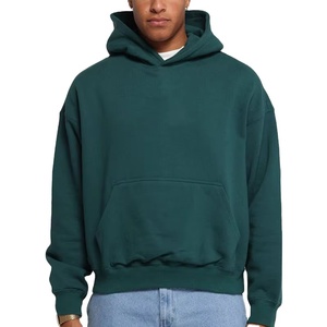 Sudaderas con Capucha para Hombre de Alta Calidad, Color Verde Oscuro, 350 g/m², Poliéster/Algodón, Sudadera con Capucha Barata de Alta Calidad - Product Image 6