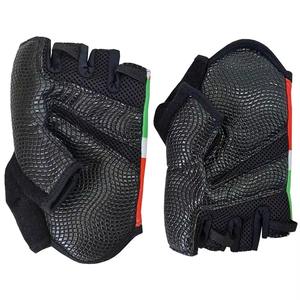 Gants de cyclisme demi-doigts de haute qualité en cuir/polyester/néoprène, pour la saison hivernale, pour les sports de plein air, fabriqués au Pakistan - Product Image 4