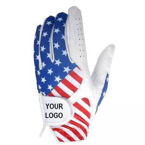 Guantes de Golf OEM Cómodos, Transpirables, Blancos, Absorbentes de Sudor, Resistentes al Desgaste, Antideslizantes, de Piel de Oveja para Deportes al Aire Libre - Product Image 4