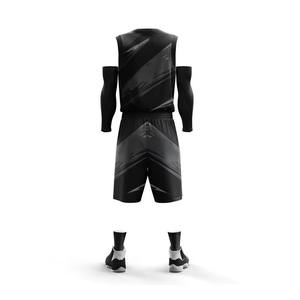 Ensemble de maillots de basket-ball personnalisés pour hommes, respirant, nouveau modèle, uniforme uni, chemise et short avec logo, prix - Product Image 2