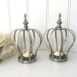 Couronne de Noël vintage en fer et métal pour la décoration de table écologique de style ferme pour les fêtes et les vacances - Product Image 3