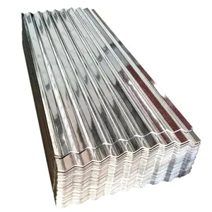 Panneaux de toiture en acier ondulé galvanisé revêtu de zinc durable, résistant aux intempéries, utilisation industrielle pour les structures de bâtiments, découpe - Product Image 5
