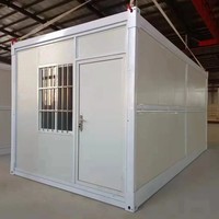 Maisons modulaires pliables en conteneurs d'expédition en acier modifié de 20 pieds et 40 pieds pour bateaux Toilettes portables en conteneurs