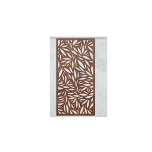 Dernier design Écran de jardin en métal peint en couleur noire Conception découpée au laser pour une utilisation décorative en toute intimité Écran de jardin en métal pour le jardin - Product Image 4