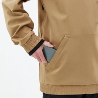 Sudadera con Capucha para Hombre, Personalizada, de Invierno, Resistente al Viento, Impermeable, Transpirable, con Bordado 3D, Lavada con Piedras, Ecológica, 100% Algodón, para Snowboard y Esquí