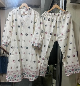 ชุดเสื้อเบลาส์อิสลามสองชิ้นเรียบง่ายเรียบง่ายสำหรับผู้หญิงชุดอาบายาผ้าลินินสำหรับอินเดียดูไบใหม่ - Product Image 5