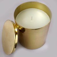 Paling Laris kaleng lilin logam kustom OEM/ODM Layanan tersedia stoples lilin logam buatan tangan