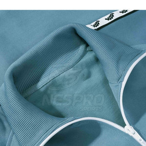 Veste de survêtement d'hiver pour homme, respirante, à séchage rapide, écologique, de haute qualité, col montant, logo frontal, design personnalisable - Product Image 3