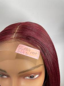 วิกผมบ็อบ99j สีแดงเบอร์กันดี12นิ้วผมแท้จากเวียดนาม - Product Image 2