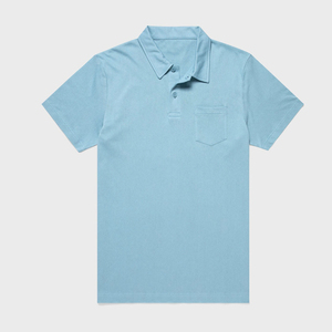 Polo homme personnalisé OEM, nouveau, séchage rapide, 100% coton, logo brodé, imprimé, élégant, fabriqué au Bangladesh. - Product Image 2