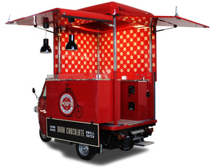 Camion de restauration électrique mobile à trois roues en acier inoxydable résistant à la rouille, remorque de cuisine de rue avec garantie de 3 ans - Product Image 5