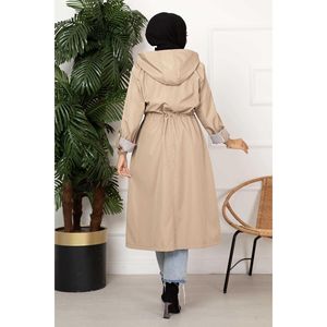 Gabardina con cremallera de túnel de cintura de visón - Product Image 2