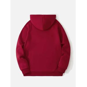 เสื้อมีฮู้ดแบบสวมหัวของผู้ชายผ้าฝ้ายแขนยาวคอกลมพิมพ์ลายแบบลาดเอียงใส่สบายดีไซน์ใหม่สำหรับ100% - Product Image 6