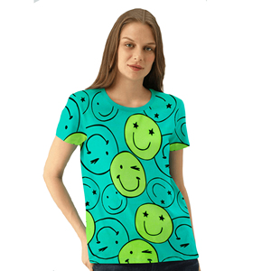 Pour 2025 mode femmes solide ample été Streetwear T-Shirts conception personnalisée impression 100% coton haute rue - Product Image 1