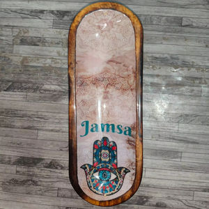 ที่วางธูปไม้ทำด้วยมือพร้อมถาดเผาควันสำหรับฝึกโยคะและของตกแต่งบ้าน - Product Image 1