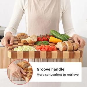 Échecs Imprimer Grand Charcuterie Plat De Service Décoratif Respectueux De L'environnement Multifonction Ustensiles De Cuisine Conseil Utile Pour La Coupe - Product Image 4