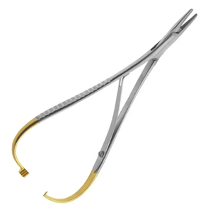 Portaagujas TC Mattieu de acero inoxidable de alta calidad con mandíbula dentada delicada instrumento quirúrgico Manual de IMANS - Product Image 3