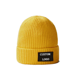 Gorro de Punto de Lana de Moda, con Puño Doblado, Cálido para Invierno, Diseño Personalizable, Color, Se Aceptan Pedidos al por Mayor, MOQ Bajo - Product Image 6