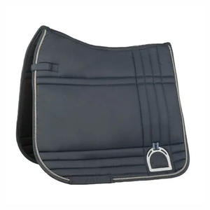 Almohadilla de satén con doble ribete y diseño personalizado para competición ecuestre con forro de secado rápido - Product Image 1