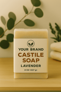 Sel minéral de formule blanchissante doux au sel de marque privée 16oz savon de Castille rafraîchissant à la sauge et à la noix de coco - Product Image 2