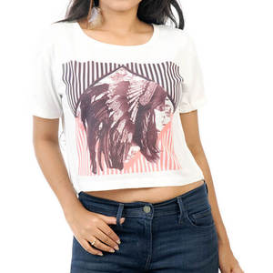 เสื้อครอปเอวลอยสำหรับผู้หญิงเสื้อครอปแห้งเร็วใส่สบาย - Product Image 2