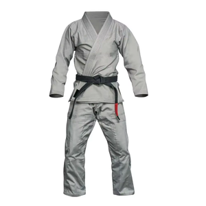 Kimono de Jiu Jitsu Unisex, Grado Profesional, 100% Algodón, Ligero, Transpirable, Conjuntos Frontales, Entrenamiento de Artes Marciales, Rodamiento - Product Image 1
