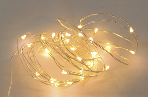 5m. ghirlanda luminosa bianca calda 3xAA 8 funzioni IP44 (GSC 204805007) - Product Image 1