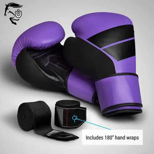 Guantes de boxeo de gimnasio de deportes profesionales de alta calidad con logotipo personalizado Guantes de entrenamiento de nuevo diseño a bajo precio - Product Image 5