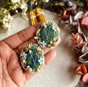 Pendientes de Cuentas Hechos a Mano, Pendientes Personalizados con Múltiples Cuentas, Joyería Festiva para Mujer al Mejor Precio - Product Image 4