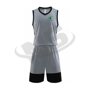 Vente en gros uniforme de basket-ball vêtements de sport à séchage rapide sur mesure pour hommes maillot et short d'équipe en polyester léger - Product Image 5