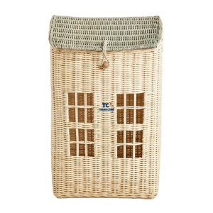 HOT Eco-friendly Handmade Cane Willow <b>Wicker</b> Kids Rattan <b>Storage</b> <b>Basket</b> <b>Baskets</b> Rattan Box Made in Vietnam - Product Image 1