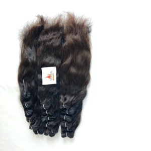 Machine à double trame Tressée Non Traitée Extensions de Cheveux Humains Vierges 100% Temple Vietnamien Bundle Waves Curls cheveux humains - Product Image 1